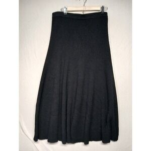 Peruvian connection alpaca wool M quiet luxery elegant skirt modest coquette